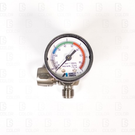 IWATA ANALOGER DRUCKREGLER-MANOMETER