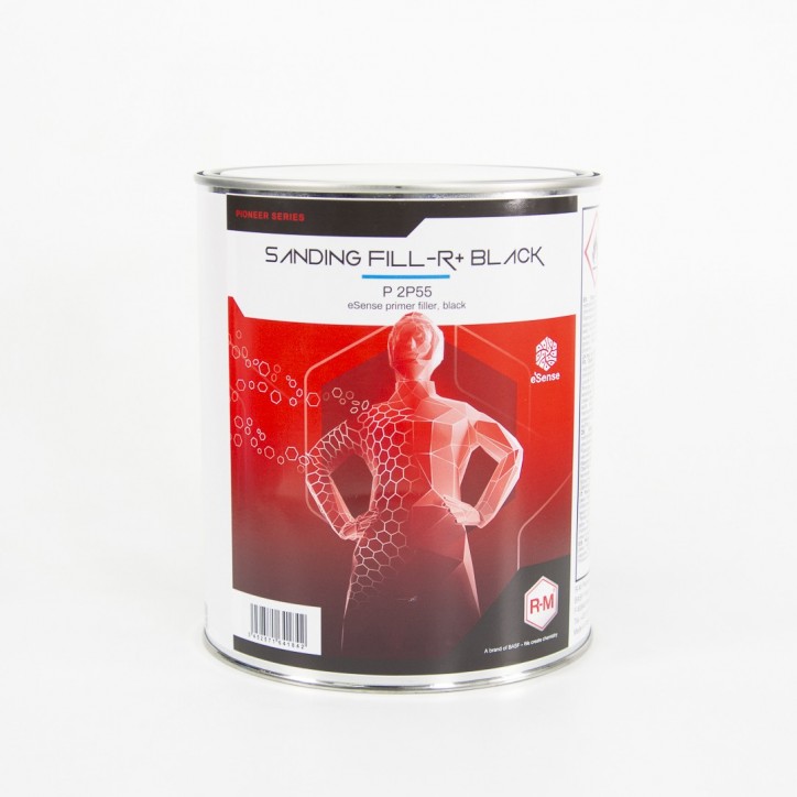 RM SANDING FILLER R+ BLACK P2P55 3LT