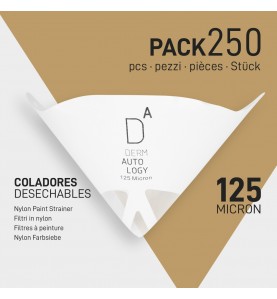 DS Color-DERMAUTOLOGY PREPARACIÓN-DERMAUTOLOGY COLADOR DESECHABLE 125 MICRAS (PACK 250UD)