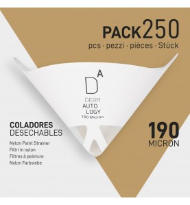 DERMAUTOLOGY DISPOSABLE STRAINER 190 MICRONS  (PACK OF 250 PCS)