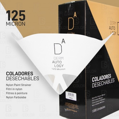KIT DERMAUTOLOGY FILTRO MONOUSO 125 MICRON (SCATOLA DA 1000 PZ)