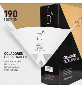 KIT DERMAUTOLOGY DISPOSABLE STRAINER 190 MICRONS (BOX OF 1000 PCS)