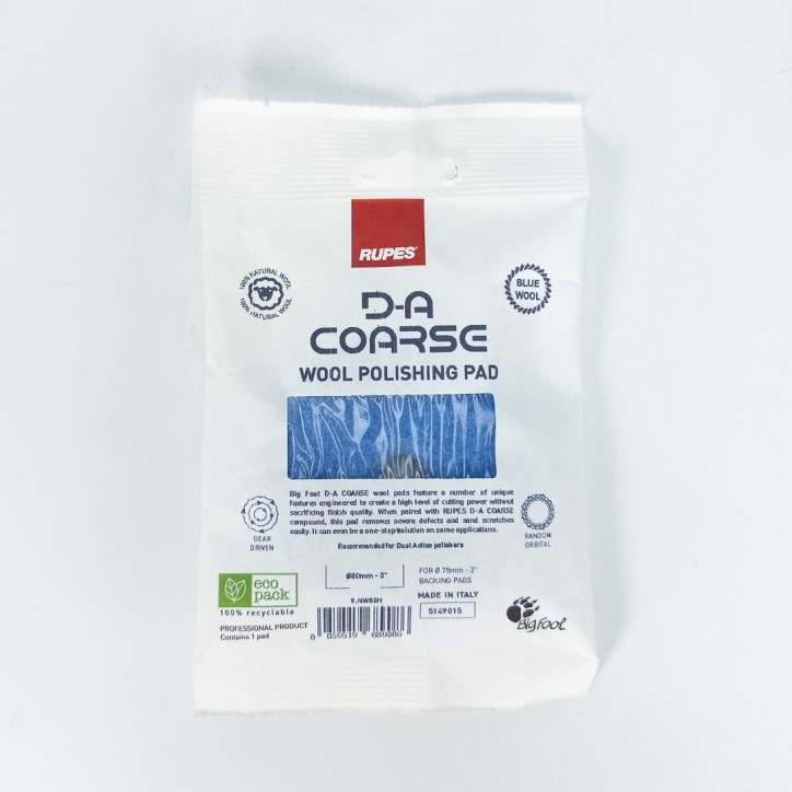 RUPES TAMPON DE POLISSAGE DURETÉ ÉLEVÉE 9.NW80H 75MM