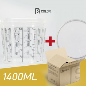 BOX MIXING CUPS 1400ML + LID