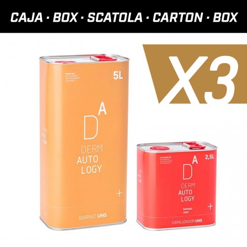 KIT DERMAUTOLOGY BARNIZ UHS+ 5L + CATALIZADOR RÁPIDO 2,5L X3