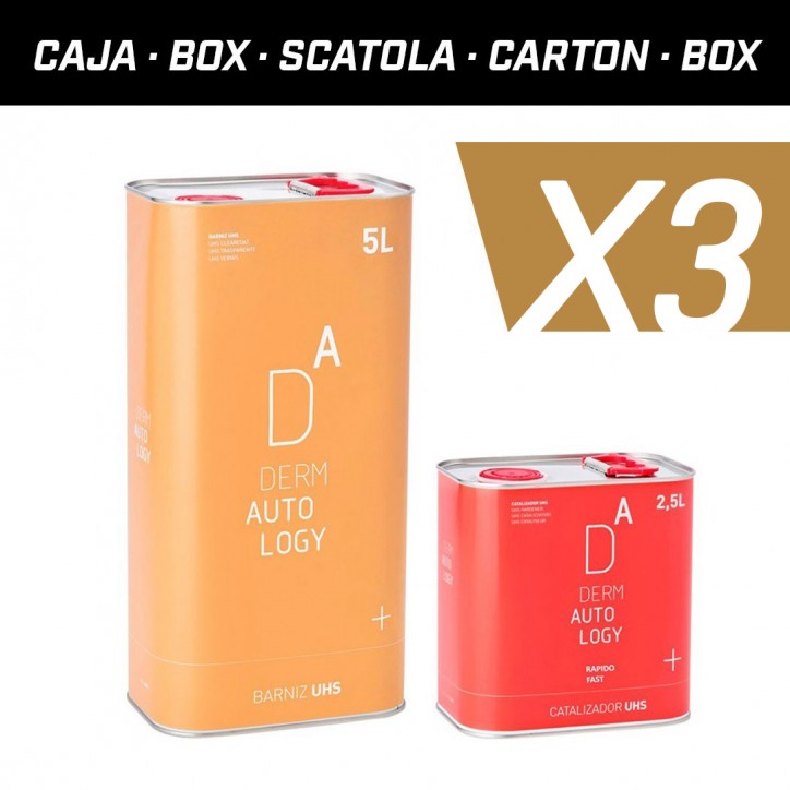 KIT DERMAUTOLOGY BARNIZ UHS+ 5L + CATALIZADOR RÁPIDO 2,5L X3