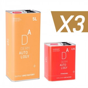 KIT DERMAUTOLOGY BARNIZ UHS+ FASTDRY 5L+ STANDARD 2,5L X3