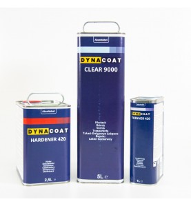 KIT BARNIZ DYNA 9000 5LT + CATALIZADOR 420 2,5LT + DILUYENTE 420 1LT