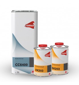 KIT CROMAX BARNIZ CHROMACLEAR CC6400 5LT + CATALIZADOR XK203 RÁPIDO 2X1LT