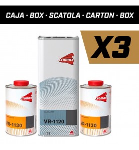 KIT CROMAX VR1120 BARNIZ (3u.) + CATALIZADOR VR1130 RÁPIDO (6u.)