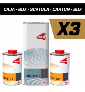 KIT CROMAX BARNIZ VR1120 (3u.) + CATALIZADOR VR1131 (6u.) NORMAL