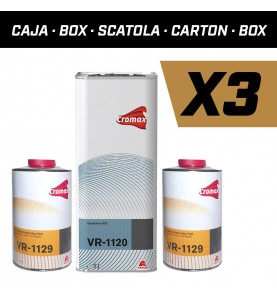 KIT CROMAX VR1120 VERNIS (3u.) + DURCISSEUR VR1129 EXTRA RAPIDE (6u.)
