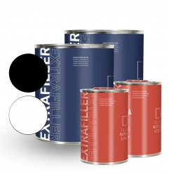 KIT DERMAUTOLOGY EXTRAFILLER 2K 4:1 PRIMER WHITE + BLACK 3.75LT + HARDENER 0.95LT