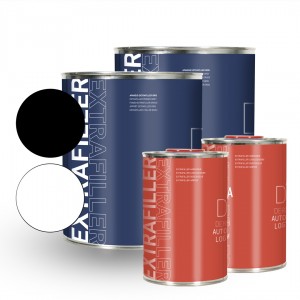 KIT DERMAUTOLOGY EXTRAFILLER 2K 4:1 PRIMER WHITE + BLACK 3.75LT + HARDENER 0.95LT