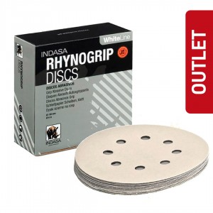 INDASA RHYNOGRIP WHITE LINE SCHLEIFSCHEIBE D150 15L P280 (50 STK.) OUTLET