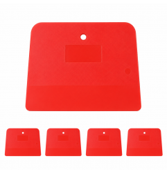 COLAD SET ESPÁTULA DE PLÁSTICO ROJA (5 UD)