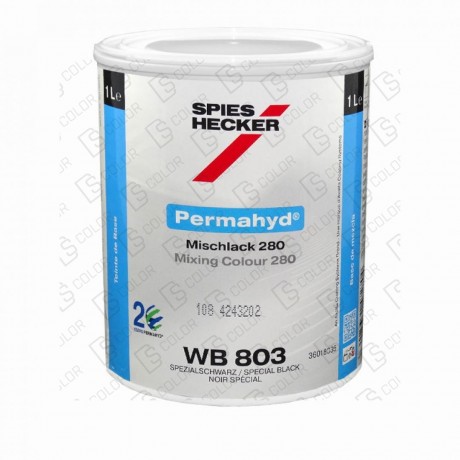 DS Color-PERMAHYD-SPIES HECKER WB803 BLACK 1LT