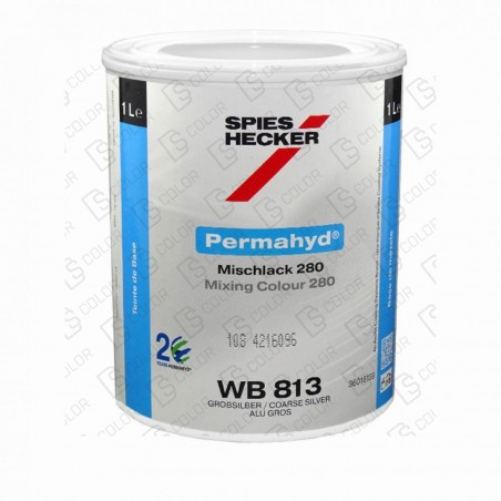 DS Color-PERMAHYD-SPIES HECKER WB813 BRILLIANT COURSE SILVER 1LT
