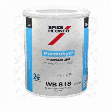 DS Color-PERMAHYD-SPIES HECKER WB818 FINE SILVER 1LT