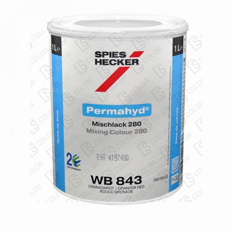 DS Color-PERMAHYD-SPIES HECKER WB843 RUBI RED 1LT