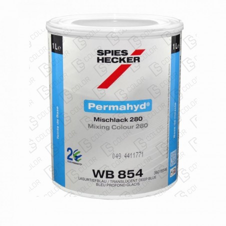 DS Color-PERMAHYD-SPIES HECKER WB854 LASURTIEFBLAU 1LT
