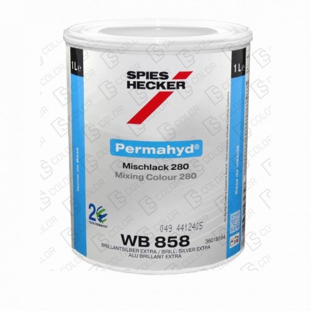 DS Color-PERMAHYD-SPIES HECKER WB858 COARSE SILVER 1LT