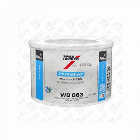 DS Color-PERMAHYD-SPIES HECKER WB863 BLUE PEARL 0.5LT