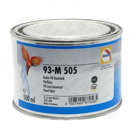 DS Color-SERIE 90-GLASURIT 93-M 505 AZUL PERLA 0.5LT