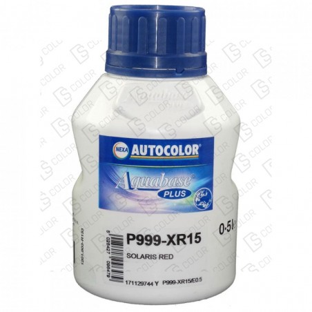 DS Color-OUTLET NEXA AUTOCOLOR-NEXA 999-XR15 AQUABASE PLUS 0.5LT //OUTLET