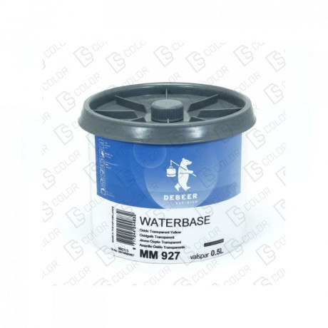 DS Color-WATERBASE SERIE 900-DE BEER MM927 0.5L W.B. Oxide Tr Yellow