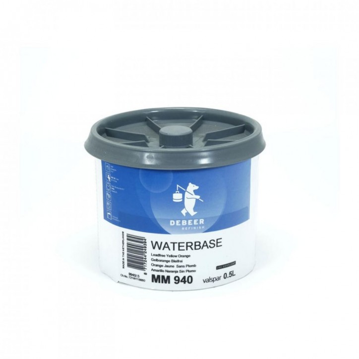 DS Color-WATERBASE SERIE 900-DE BEER MM940  0.5L WB YellowOrange