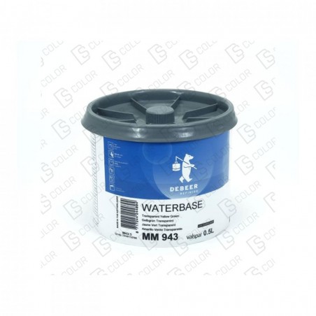 DS Color-WATERBASE SERIE 900-DE BEER MM943  0.5L WBTrYellowGreen