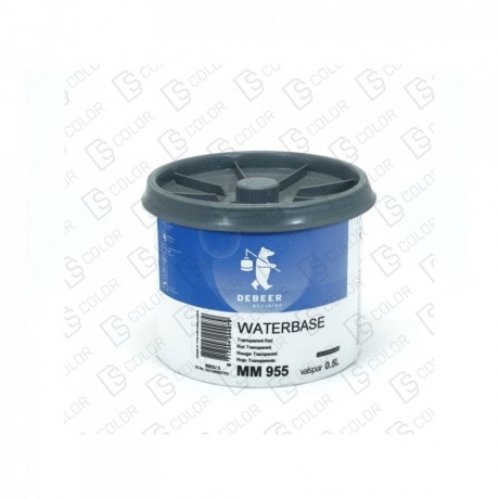 DS Color-WATERBASE SERIE 900-DE BEER MM955  0.5L W.B. Tr Red