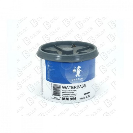 DS Color-WATERBASE SERIE 900-DE BEER MM956  0.5L WB Tr Medium Red