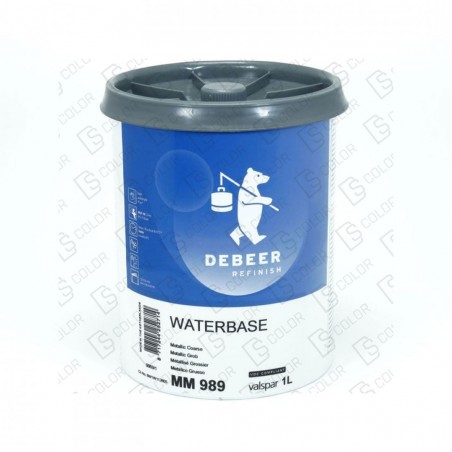 DS Color-WATERBASE SERIE 900-DE BEER MM989   1L W.B. Metallic Coarse