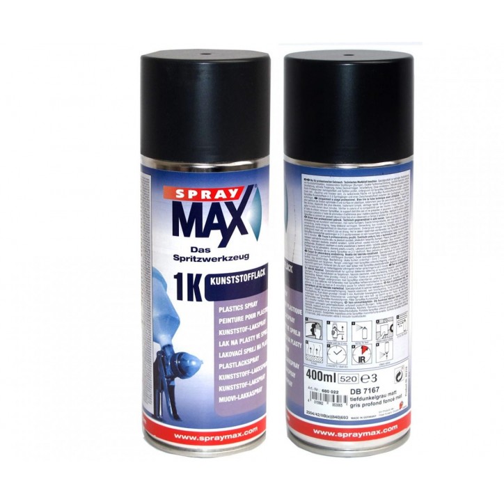 DS Color-SPRAYMAX-SPRAY MAX ACABADO PLASTICOS MERCEDES GRIS OSCURO 400ML