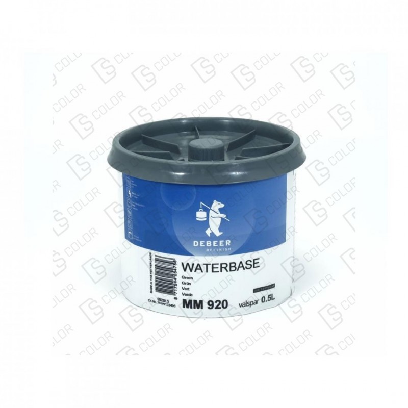 DS Color-WATERBASE SERIE 900-DE BEER MM920 0.5L W.B. Green