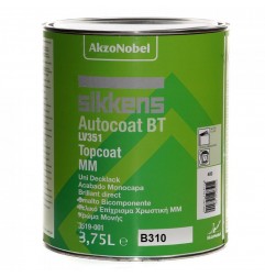 DS Color-AUTOCOAT BT 351-SIKKENS B310 WHITE TOPCOAT 3,75L.