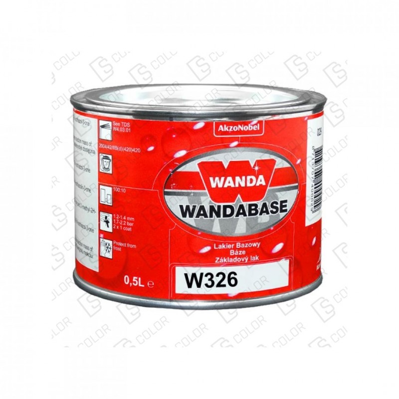 DS Color-WANDABASE-WANDA WB326 ROJO (NARANJA) TRANSP. 0,5LT