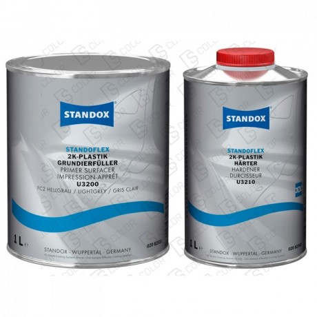 DS Color-STANDOX APAREJOS-KIT STANDOX IMPRIMACION PLASTICOS GRIS CL + CATALIZADOR
