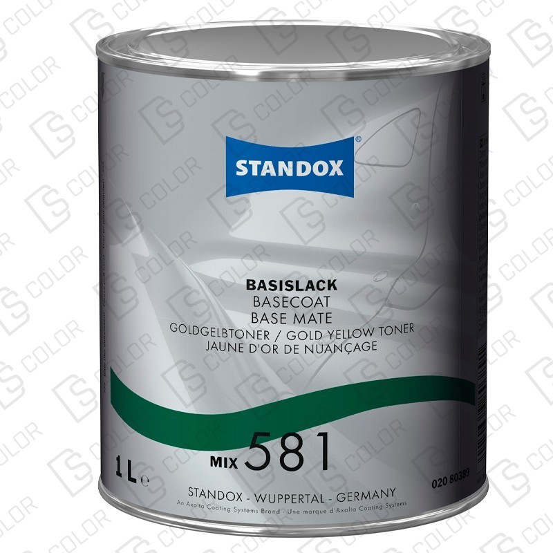 DS Color-BASISLACK-STANDOX 2K MIX 581 1LT S.H MB532