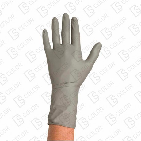 COLAD GRAY NITRILE GLOVES SIZE M (50UD)