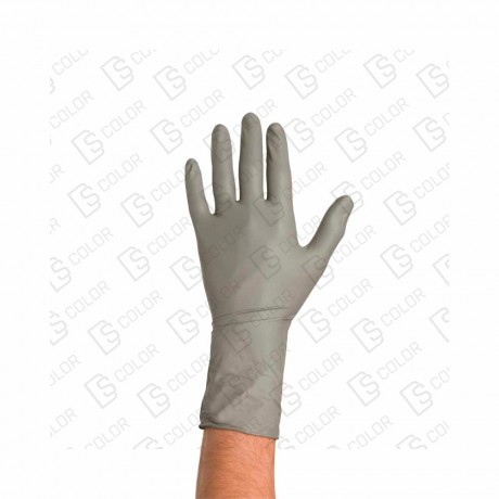 COLAD GRAU NITRILE HANDSCHUHE GRÖSSE L (50 STÜCKE)