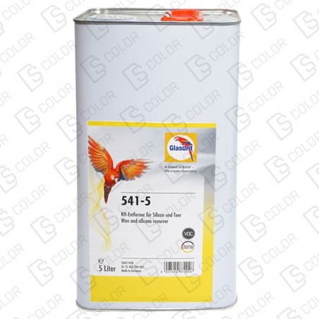 DS Color-GLASURIT ADITIVOS-GLASURIT DISOLVENTE 541-5 LIMPIADOR SILICONAS 5L
