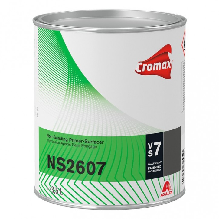 DS Color-CROMAX APAREJOS-CROMAX NS2607 NON SANDING PRIMER NEGRO 3.5L