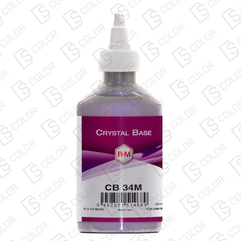 DS Color-CRYSTALBASE-RM CRYSTAL BASE CB34M 0.125ML Violet Pearl