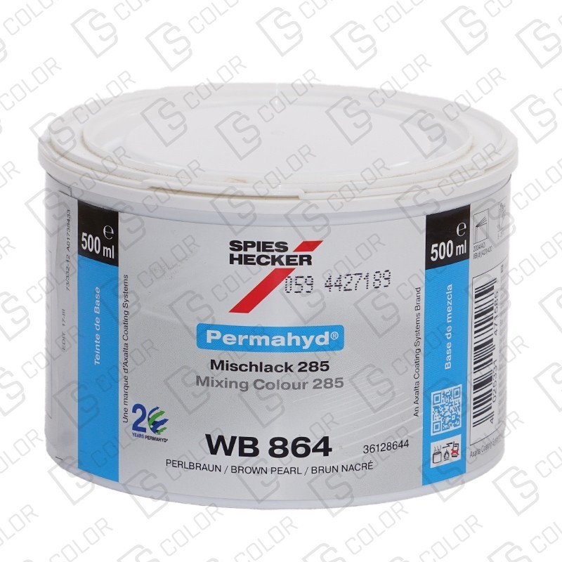 DS Color-PERMAHYD-SPIES HECKER WB864 PEARLBRAUN 0.5LT