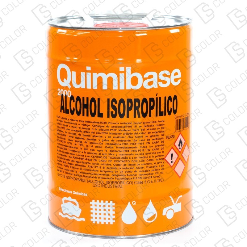 DS Color-ACELERANTES-QB ALCOHOL ISOPROPILICO 5L.