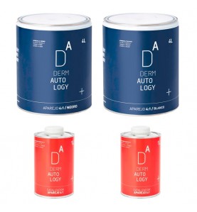 KIT DERMAUTOLOGY APPRÊT 4:1 BLANC (4LT) + NOIR (4LT) + DURCISSEUR (2LT)