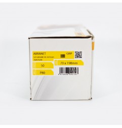 MIRKA ABRANET STREIFEN 70X198 P80 (50 STK.)